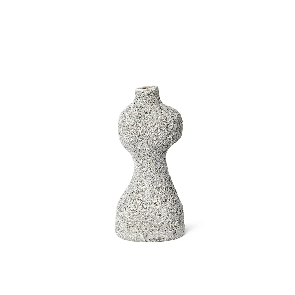 Yara Vase - Medium - Grey Pumice