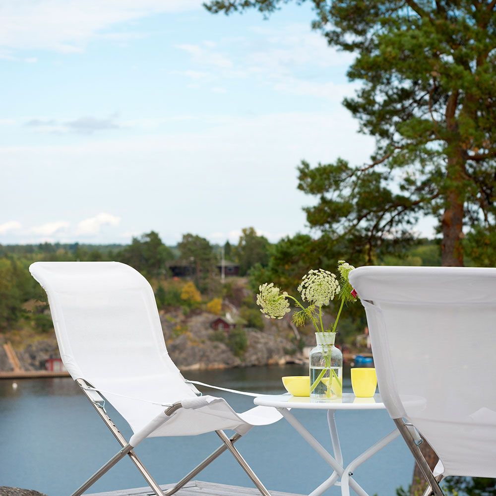  Fiesta lepotuoli orange alumiini