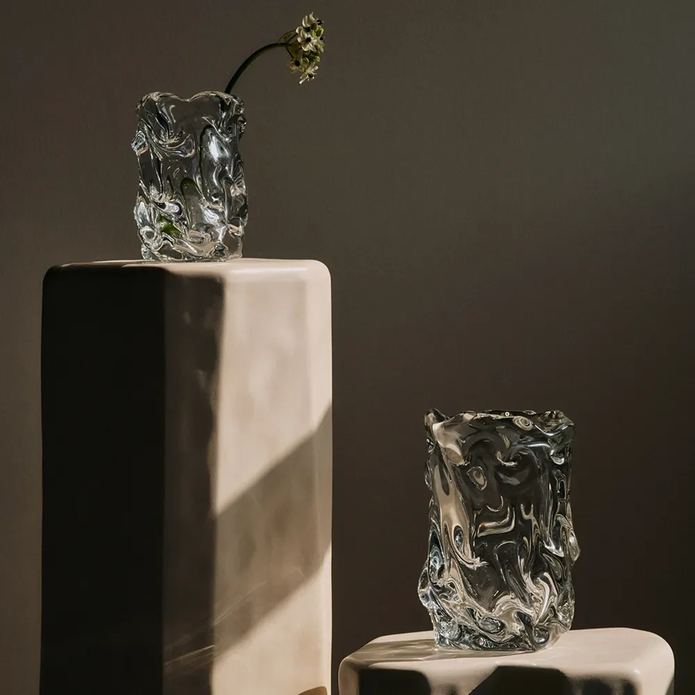 Suupuhallettu Maljakko Virelle K 18 cm