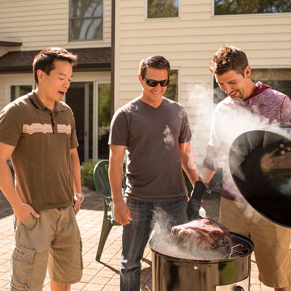 Smokey Mountain Cooker savustin 47 cm musta valurauta Weber