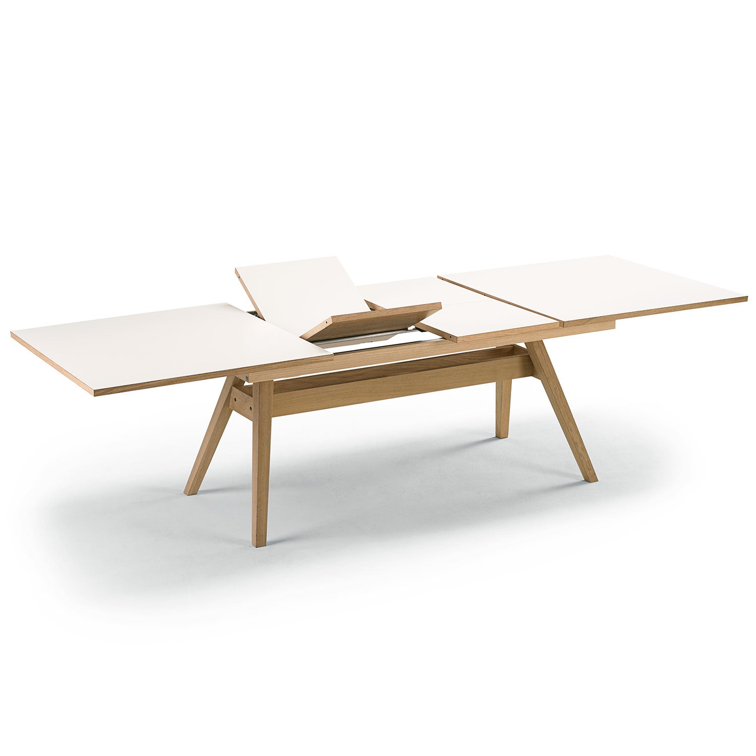 Sm11 pöytä musta tammi lakka 183-275X100X74Cm