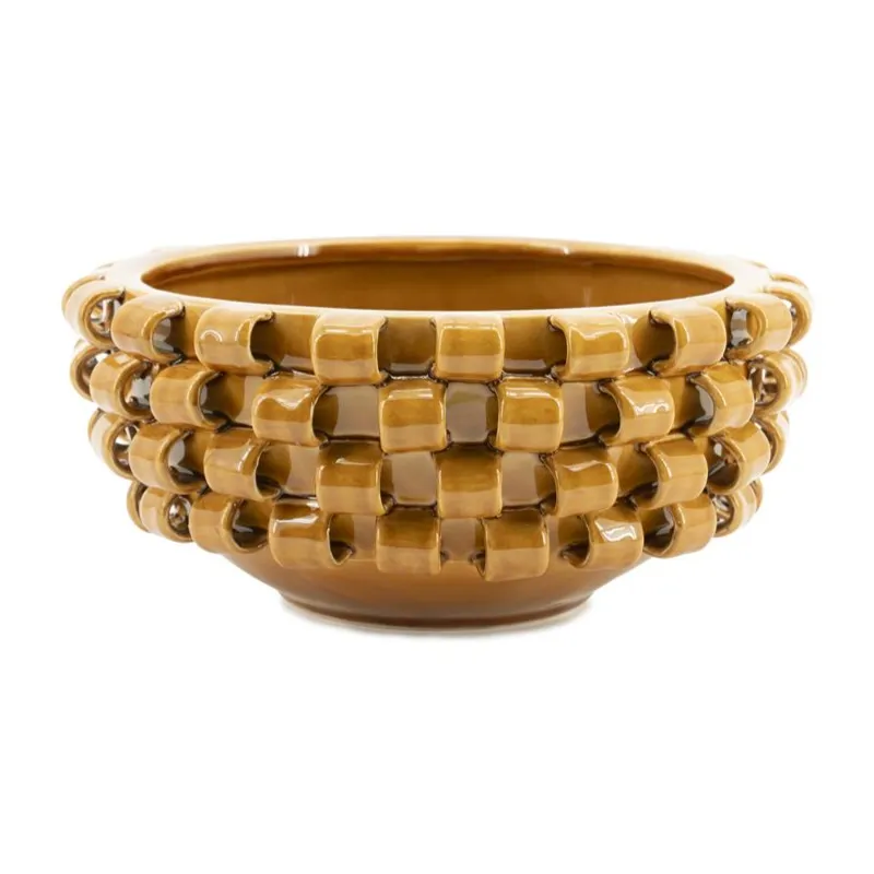 By-Boo, Bowl Loopa - mustard 36x36x39 cm | Alk. 82,00 €