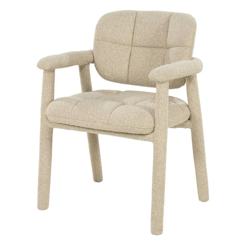 By-Boo, Knox Tuoli 60x61x81,5 cm Metalli & Kangas taupe