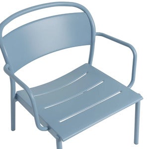 Linear Steel Nojatuoli Pale Blue