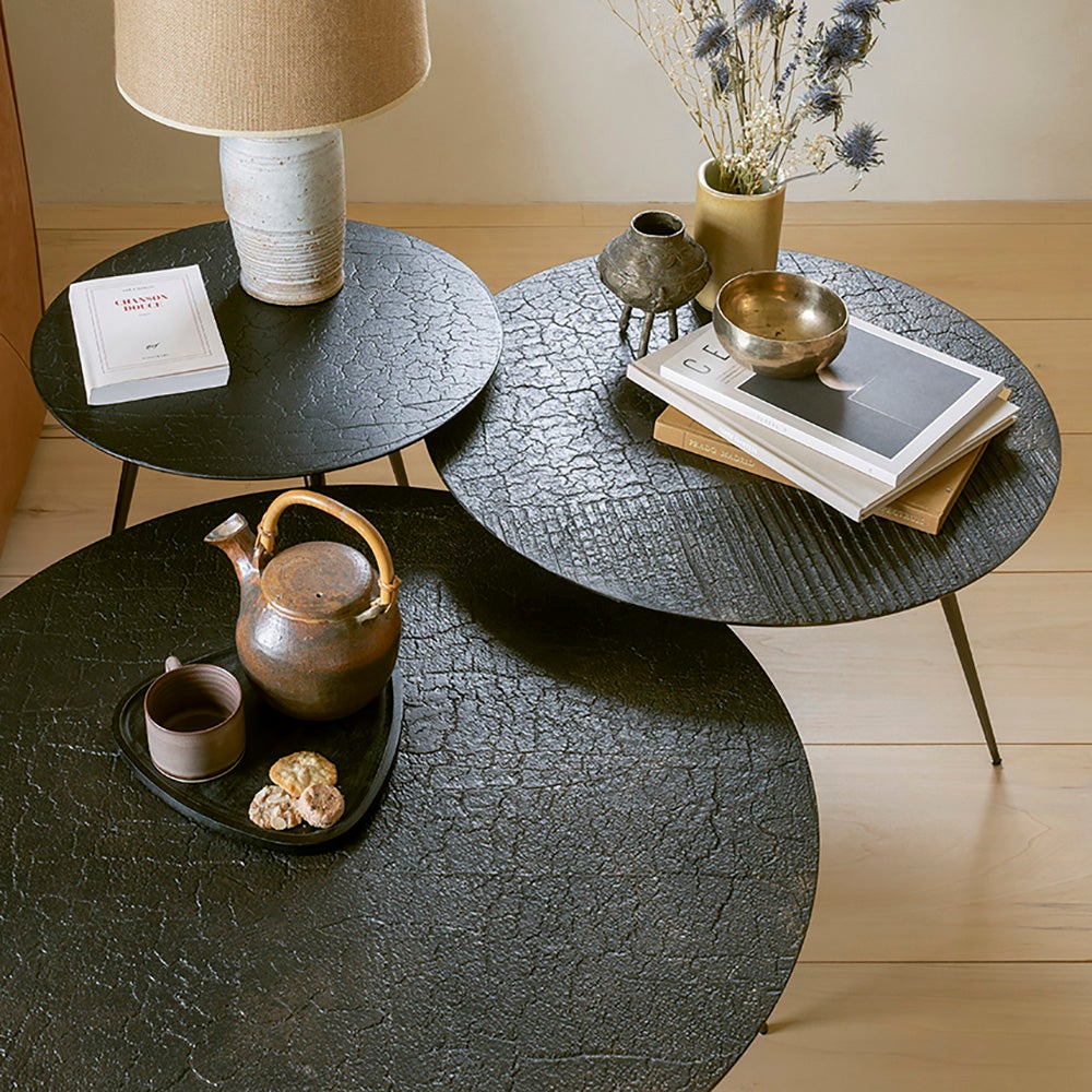 Luna Sohvapöytä Ø80 cm Whisky