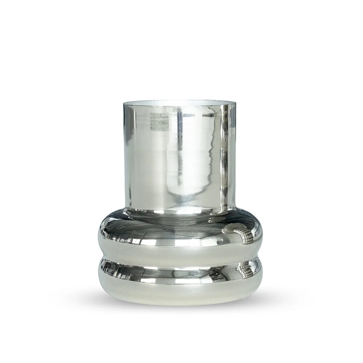 Käsintehty maljakko Chromeo Small Chrome H21 cm