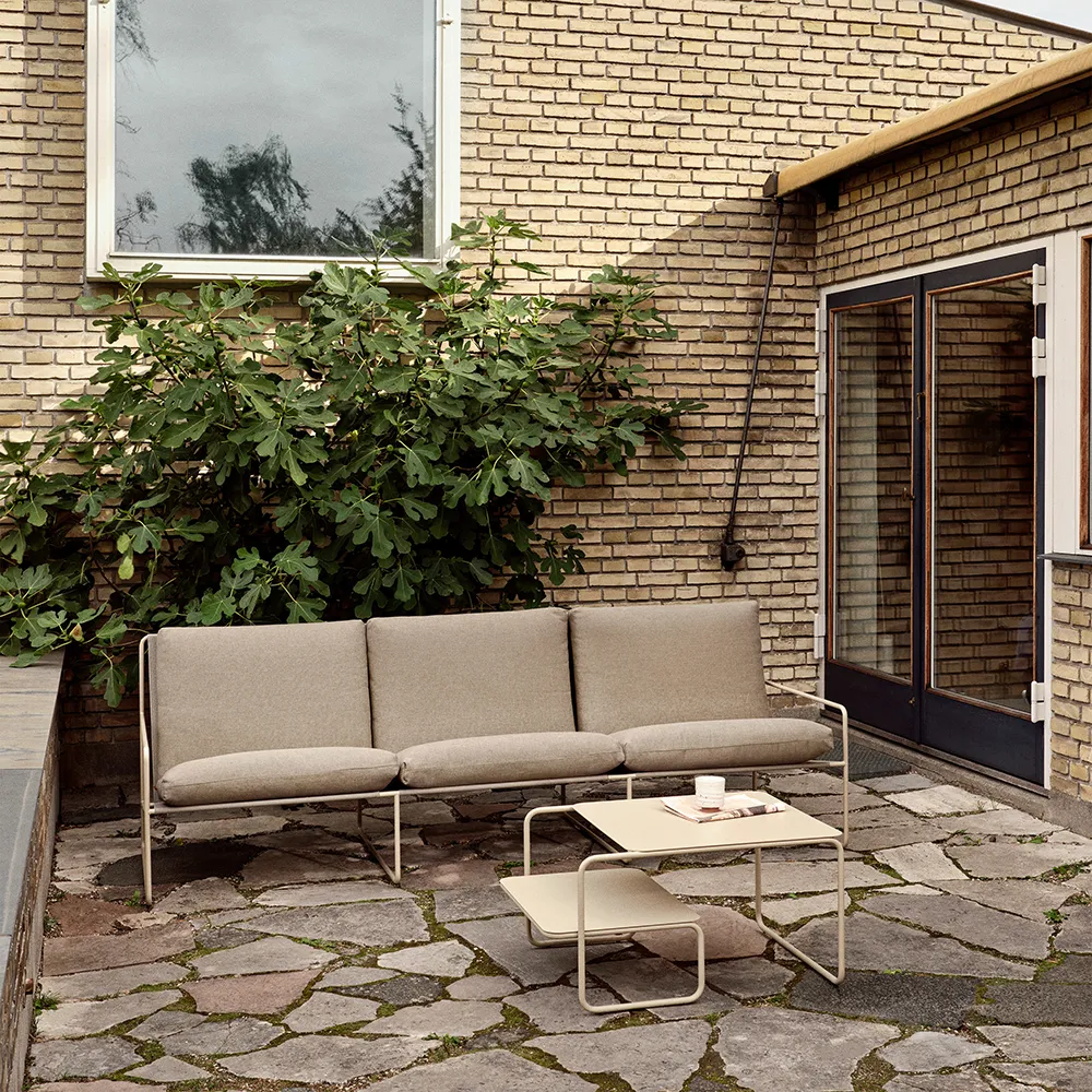 Desert 3-istuttava sohva Cashmere/Dark Sand