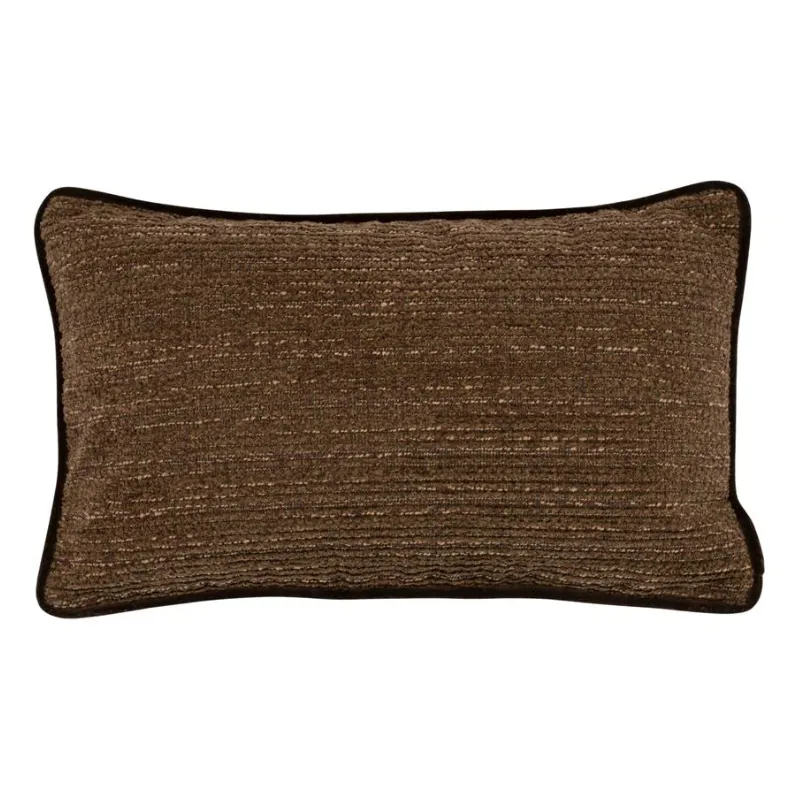 By-Boo, Joy 30x50x4,5 cm Polyesteri & viscose, down feather filling Pluto dark brown