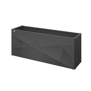 Viljelypenkki 2 x 0,5 X-Design metallinen tummanharmaa