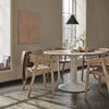 Midst ruokapöytä 120 cm - Oiled Oak Grey