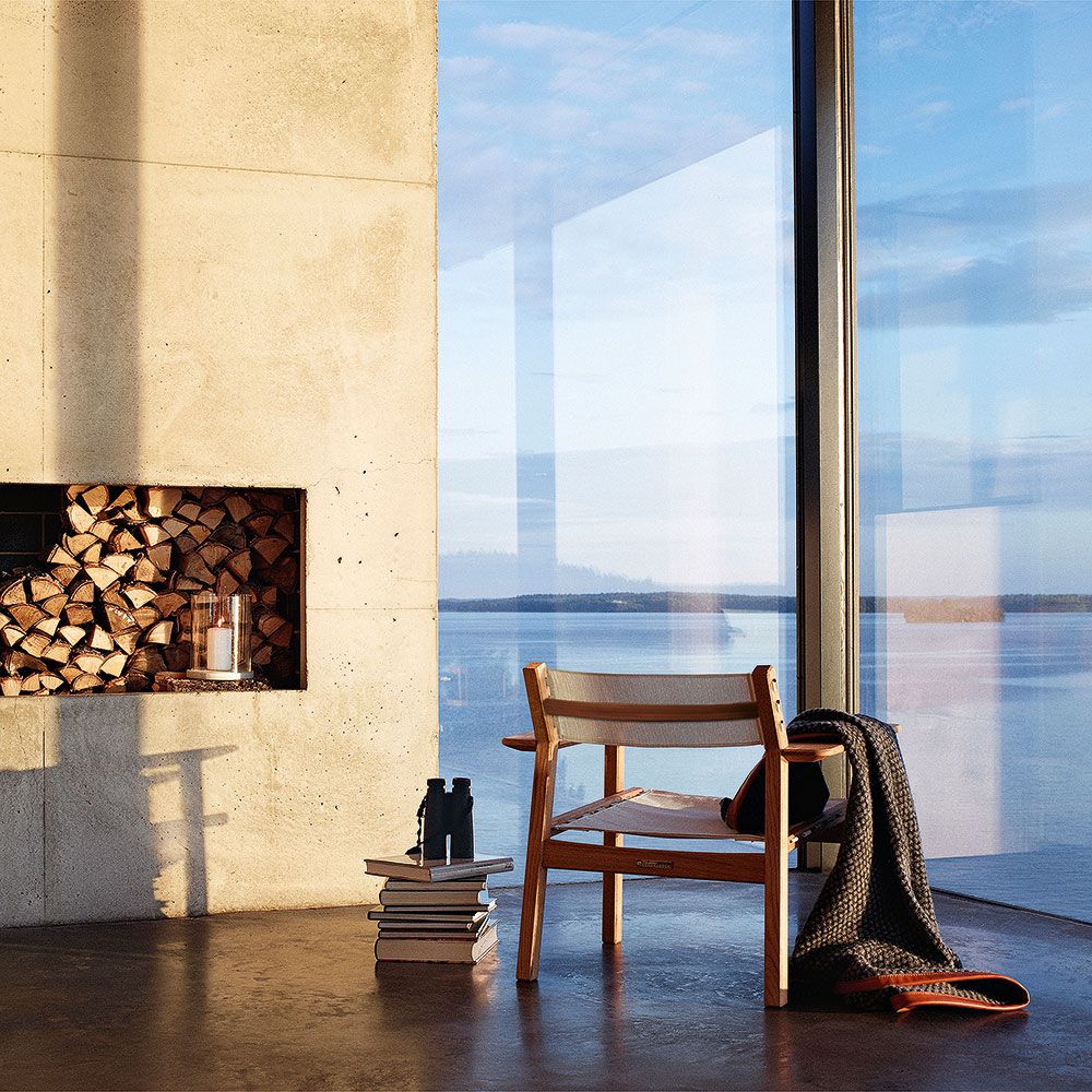 Djurö sohvapöytä 79 cm tiikki Skargaarden