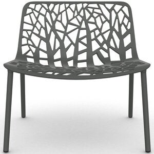 Forest loungenojatuoli Metallic Grey 