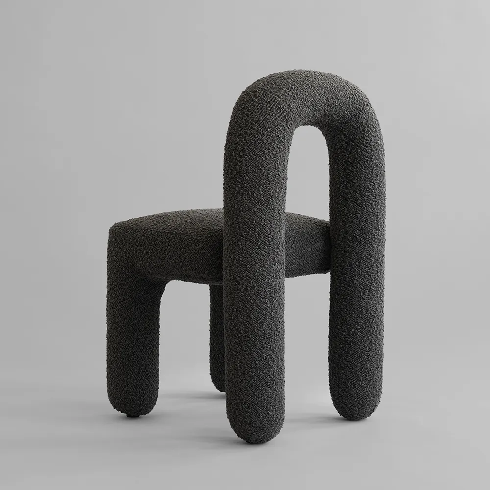  Daiku-ruokapöydän tuoli - Syvän harmaanruskea