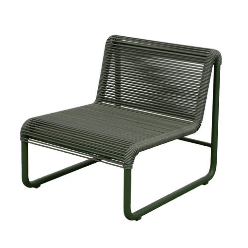 Al Dente lounge tuoli Weave Dark green