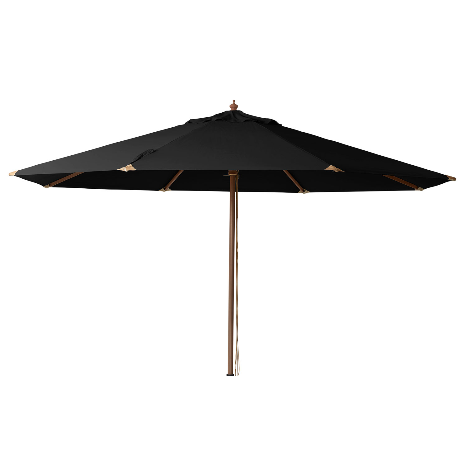Cinas Lizzano 400 cm Aurinkovarjo Puinen kehys musta