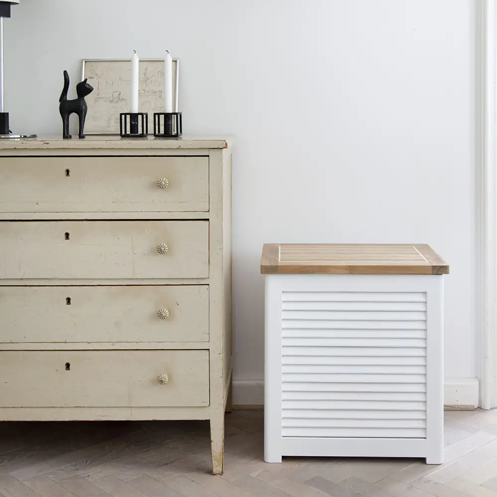 Classic Pyykkikori 45 cm Valkoinen