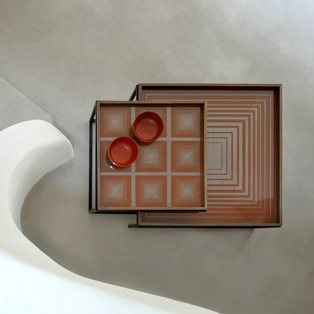 Squares tarjotinta 38x38 cm pumpkin