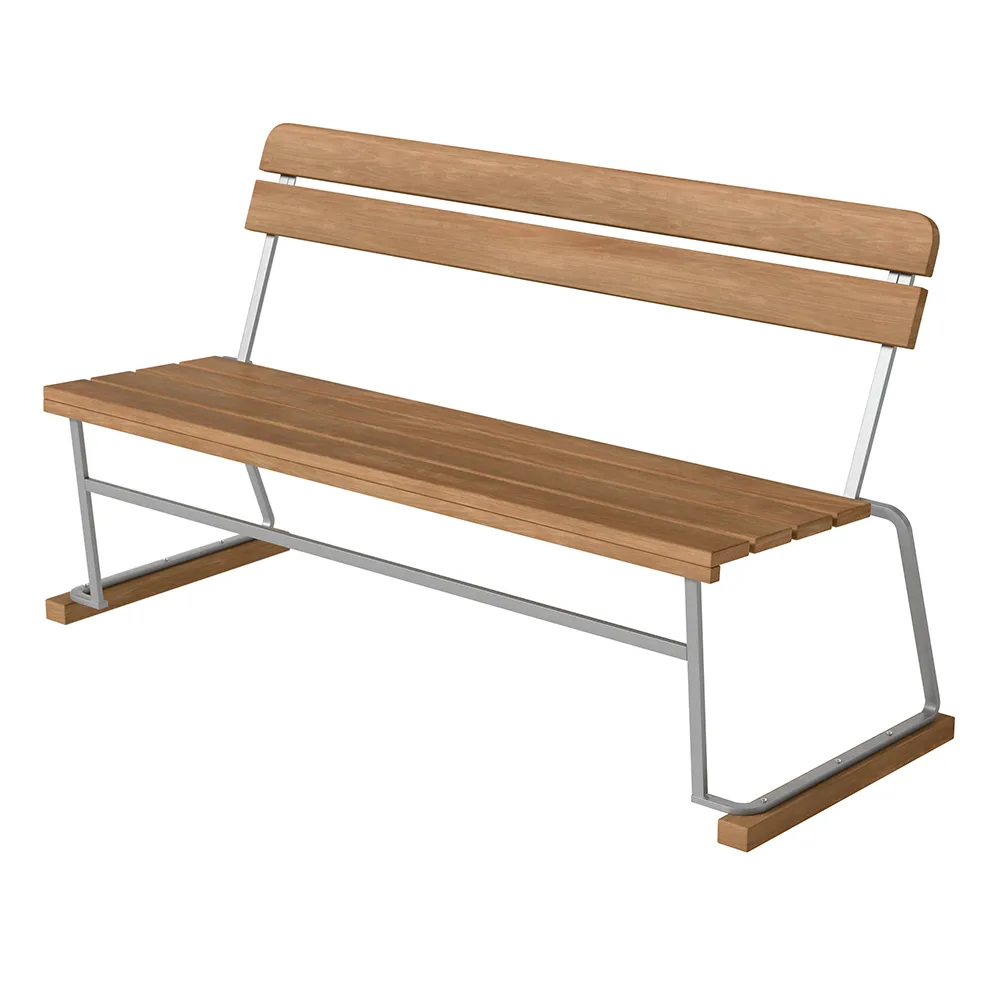 Sohva 3 Teak / Kuumasinkitty