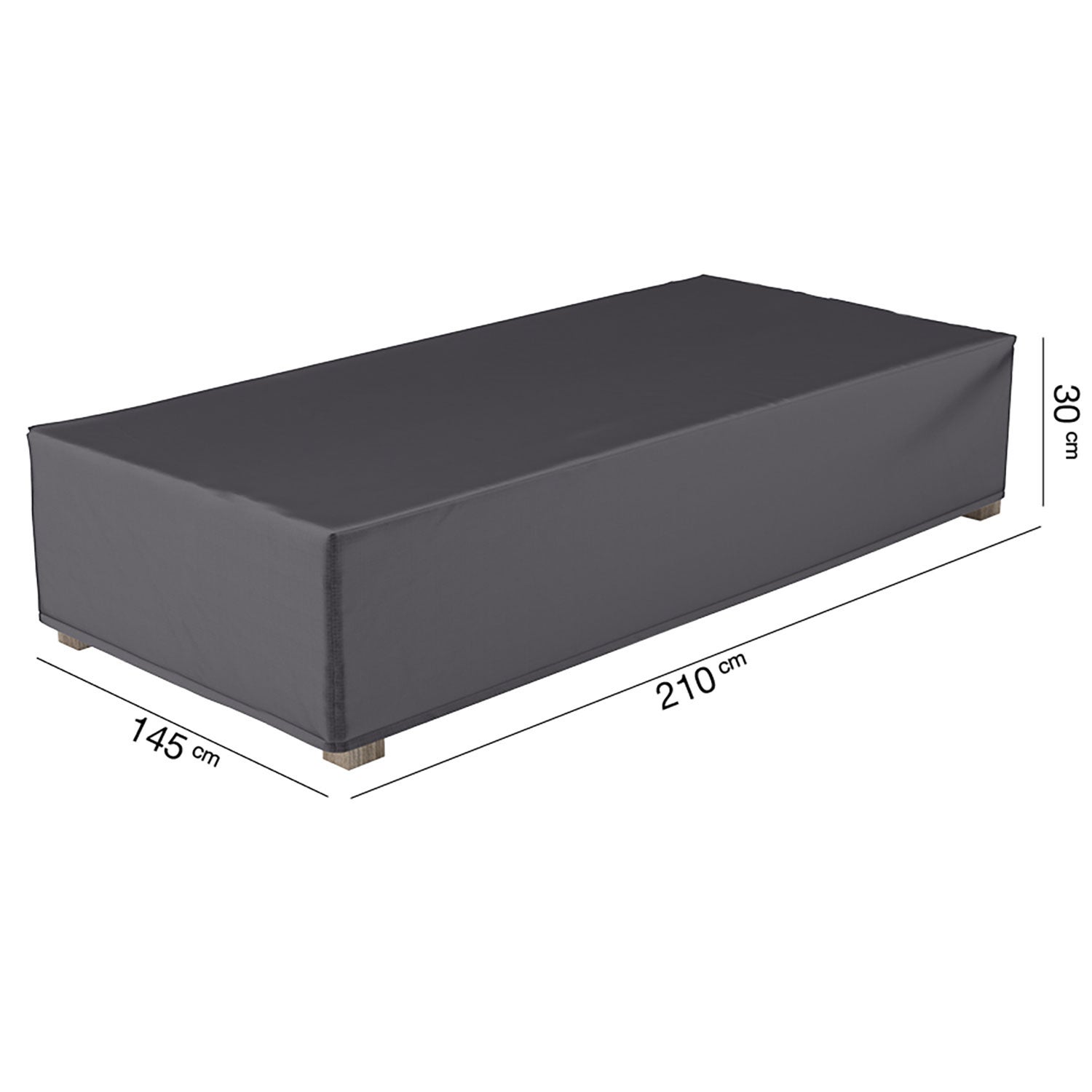 Kalusteen suojapeite aurinkovuoteeseen 145 x 210 cm