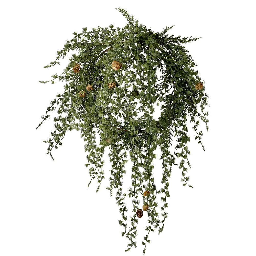 Joulukranssi Kävyillä