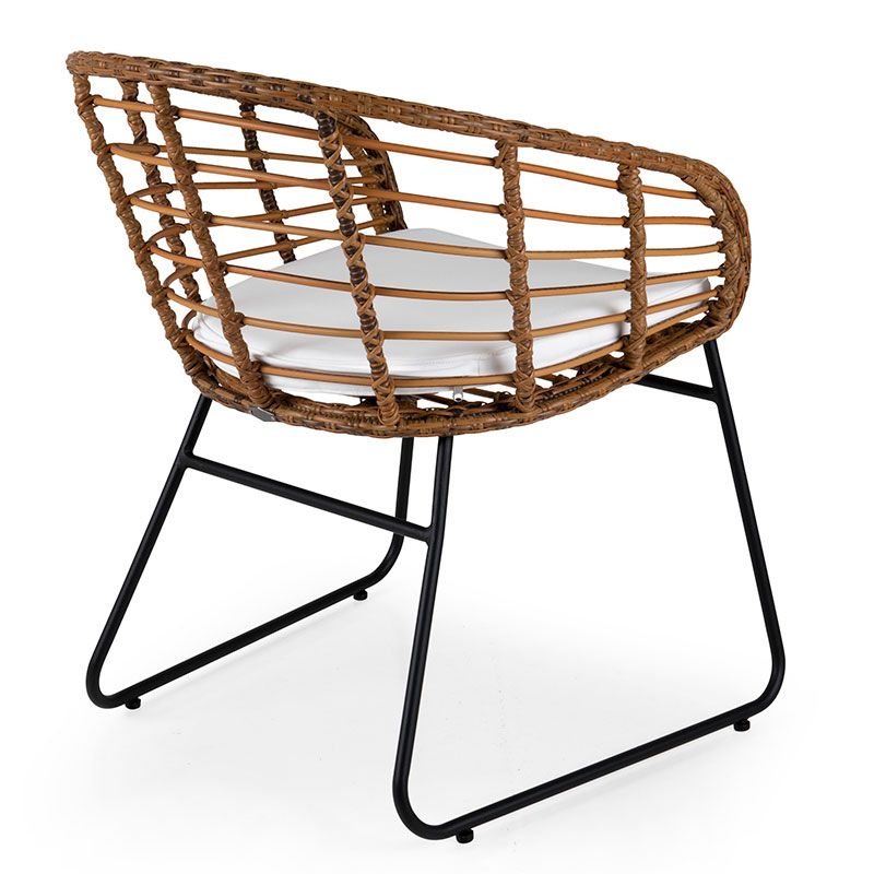 Covelo ruokapöydän tuoli luonnonvärinen/valkoinen Brafab