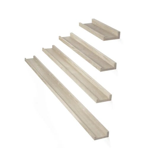  ZITTI Tauluhylly 90 cm valkoöljytty tammi