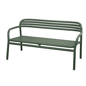 Bliss sohva, pinottava Dark green, aluminium