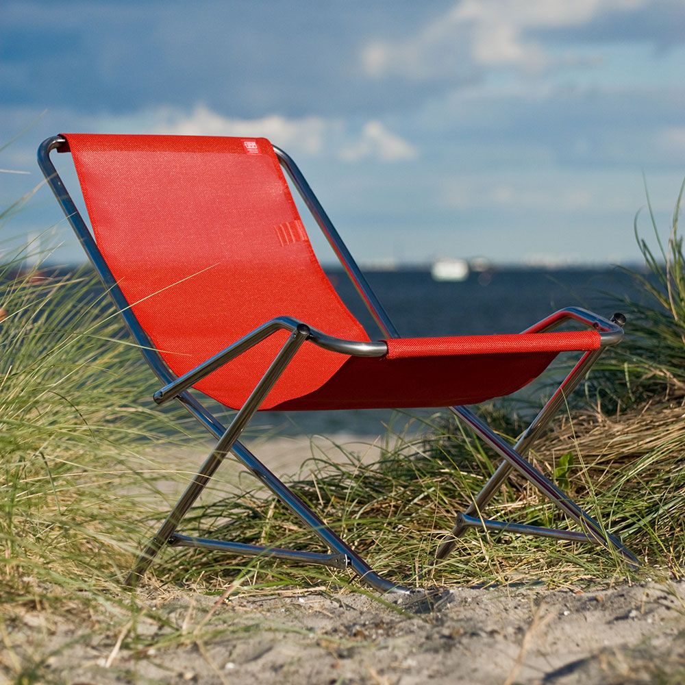 Dondolina aurinkotuoli musta textilene/alumiini 