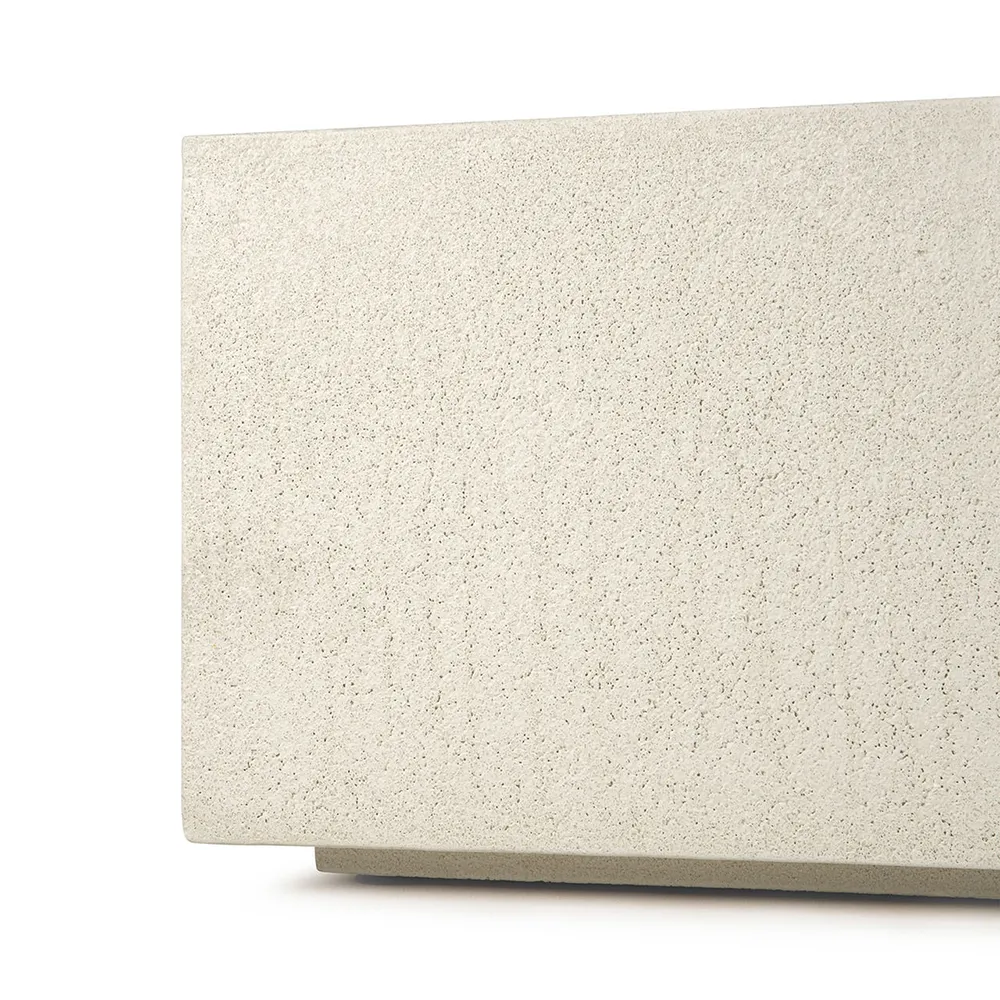 Elements Lattiahylly/Penkki - Off White 220x45x30 cm