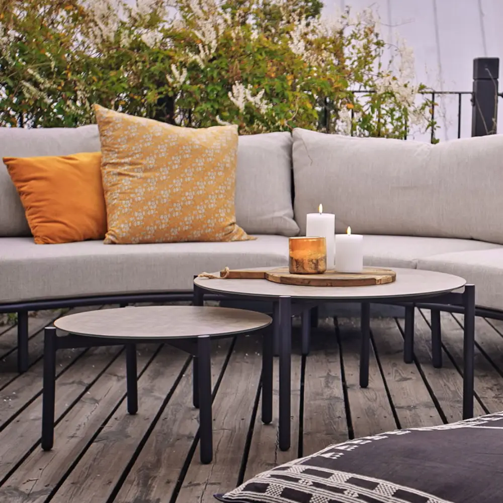 Solnäs-sohvaryhmä Musta