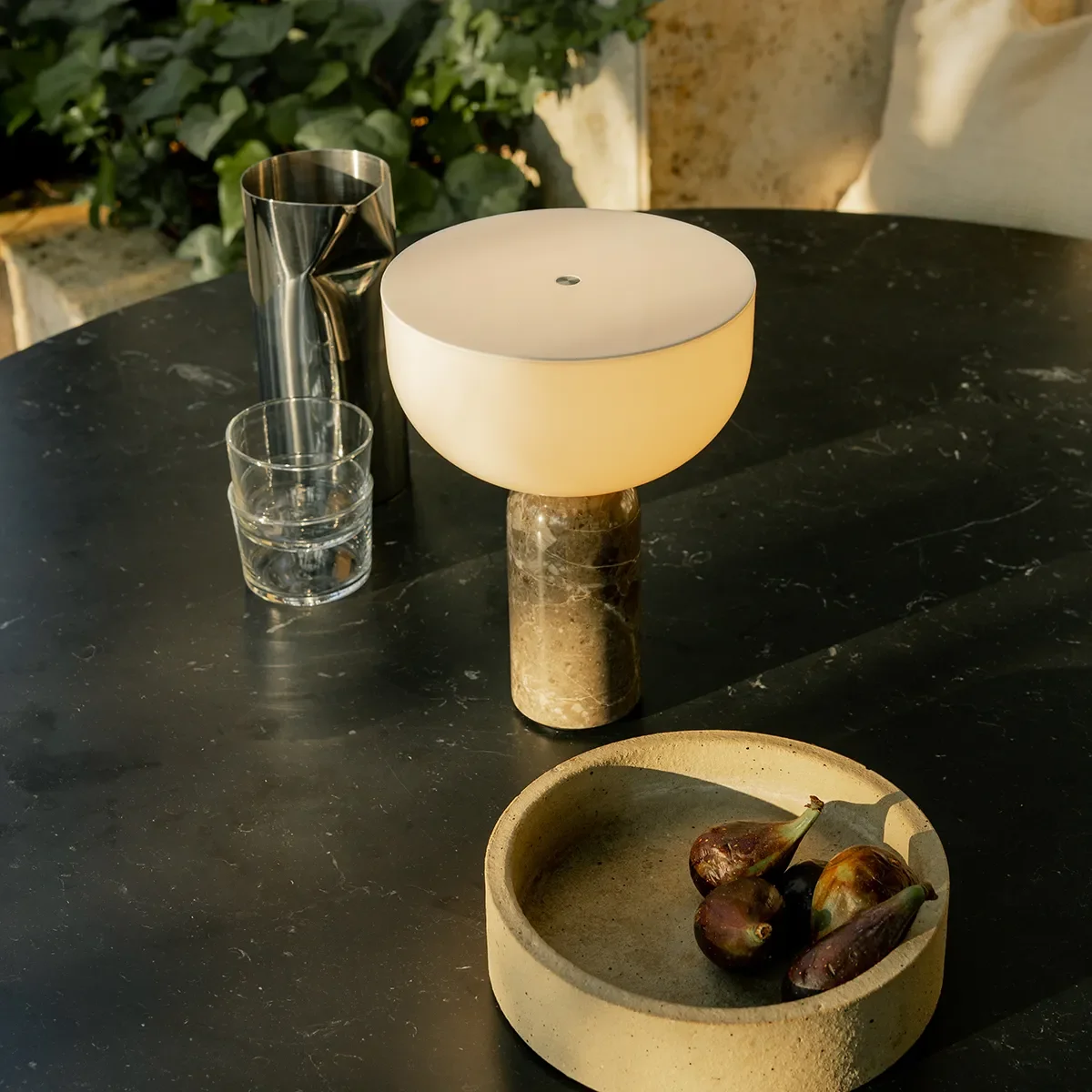 Kizu Kannettava pöytävalaisin Gris Du Marais