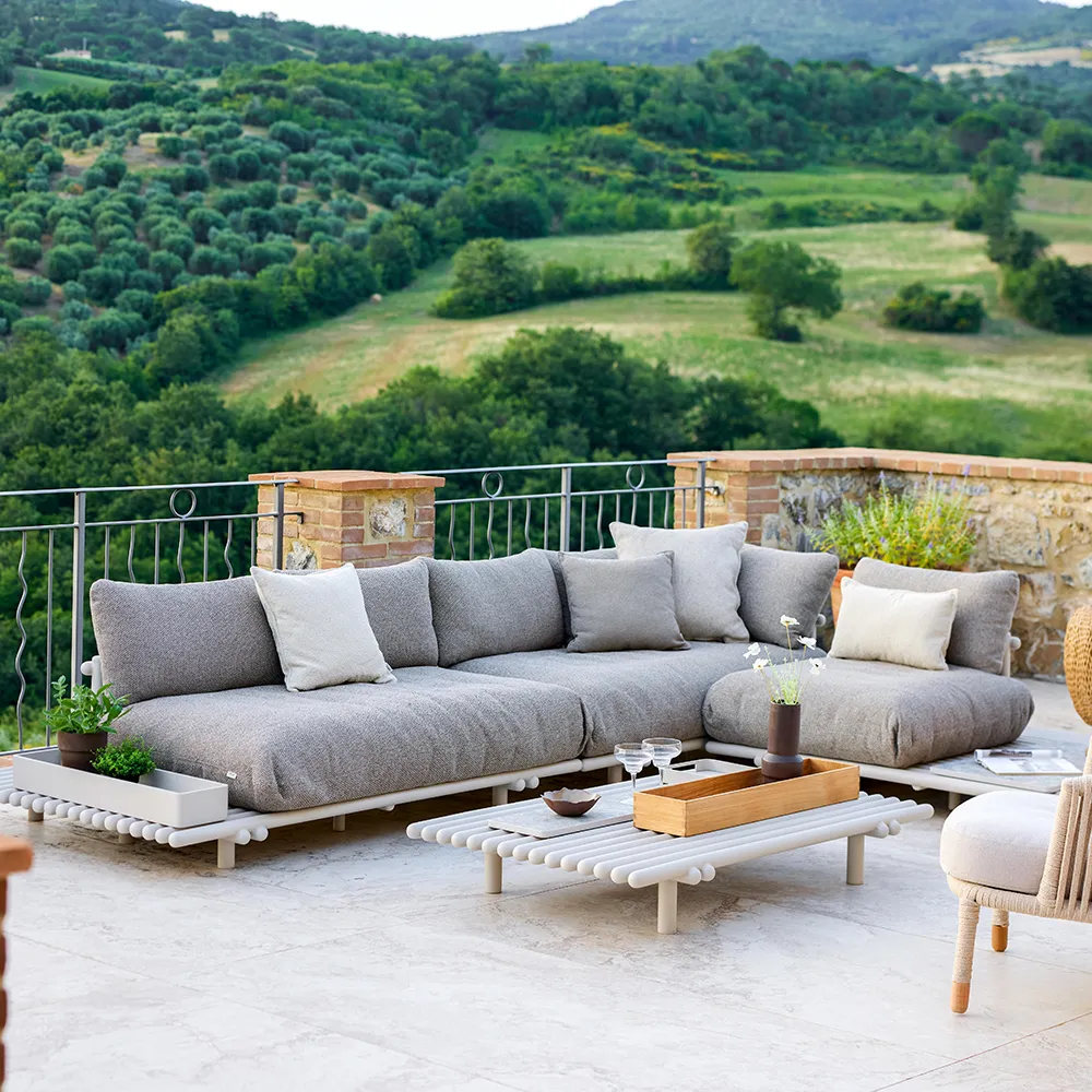 Sticks divaanisohva Alu/light brown