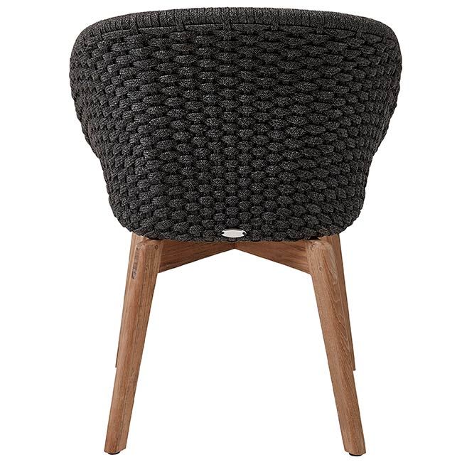 Peacock Käsinojatuoli Tummanharmaa 