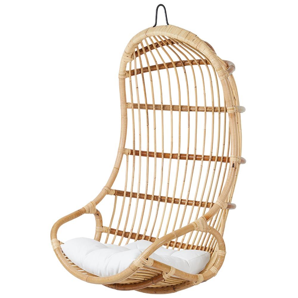 Vallda riippukeinu rottinkia luonnonvärinen/valkoinen Brafab