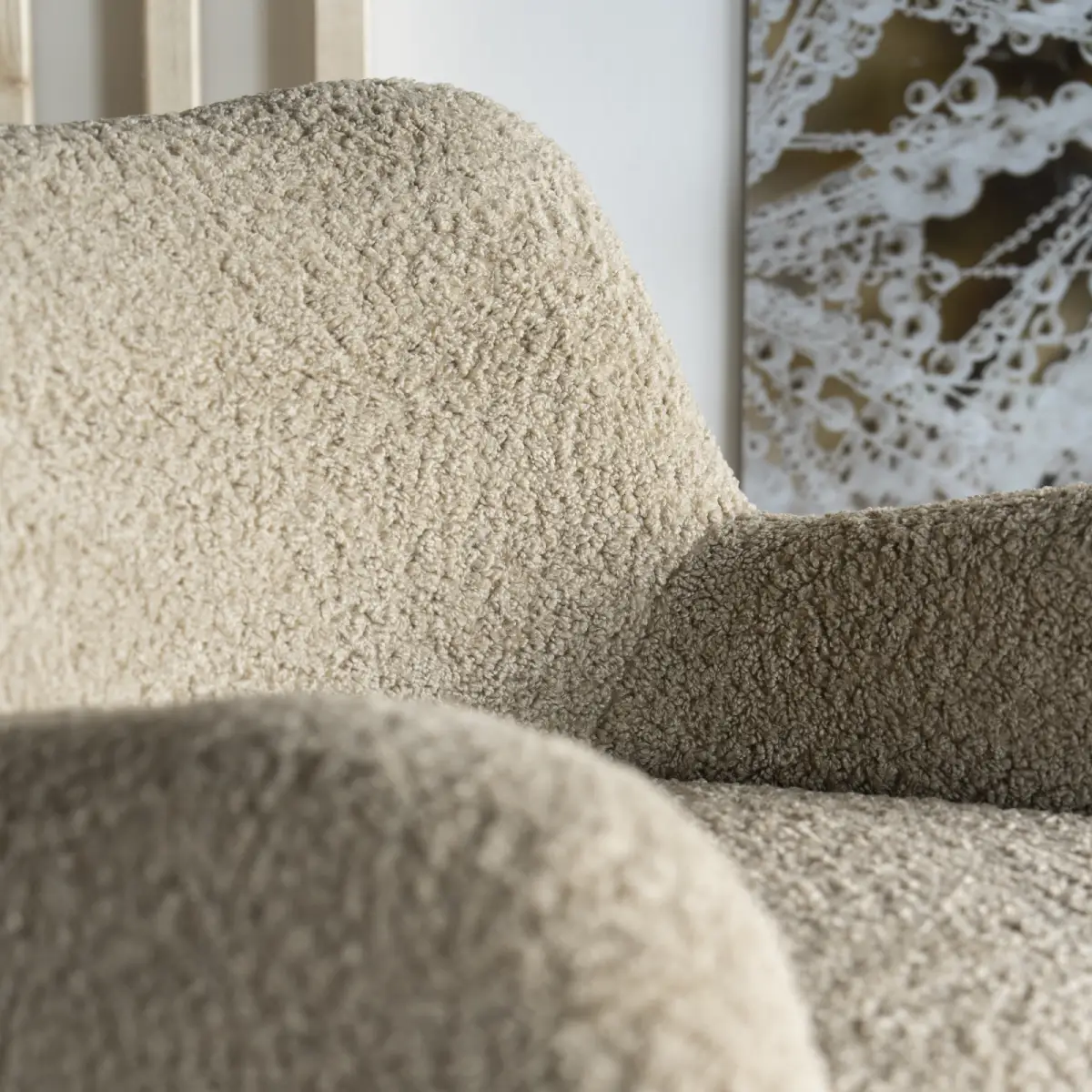 Shaun Nojatuoli - taupe Sheep
