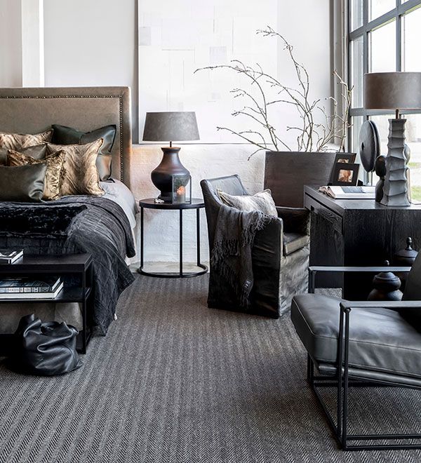 Bellagio nojatuoli nahka/messinki Artwood