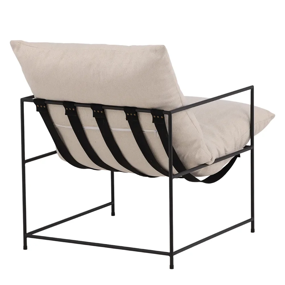 Sedalia Nojatuoli White Linen 