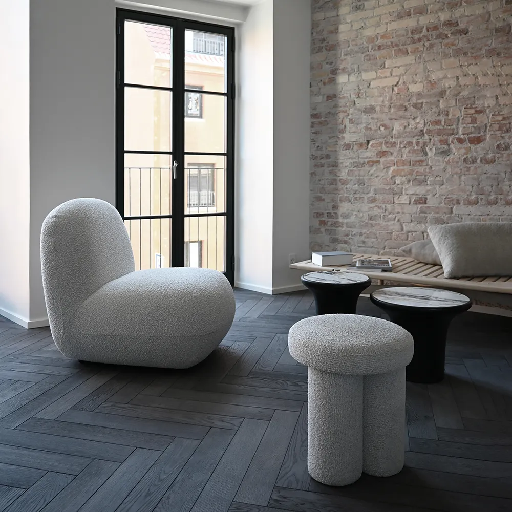 Trumpetti sohvapöytä matala - Calacatta