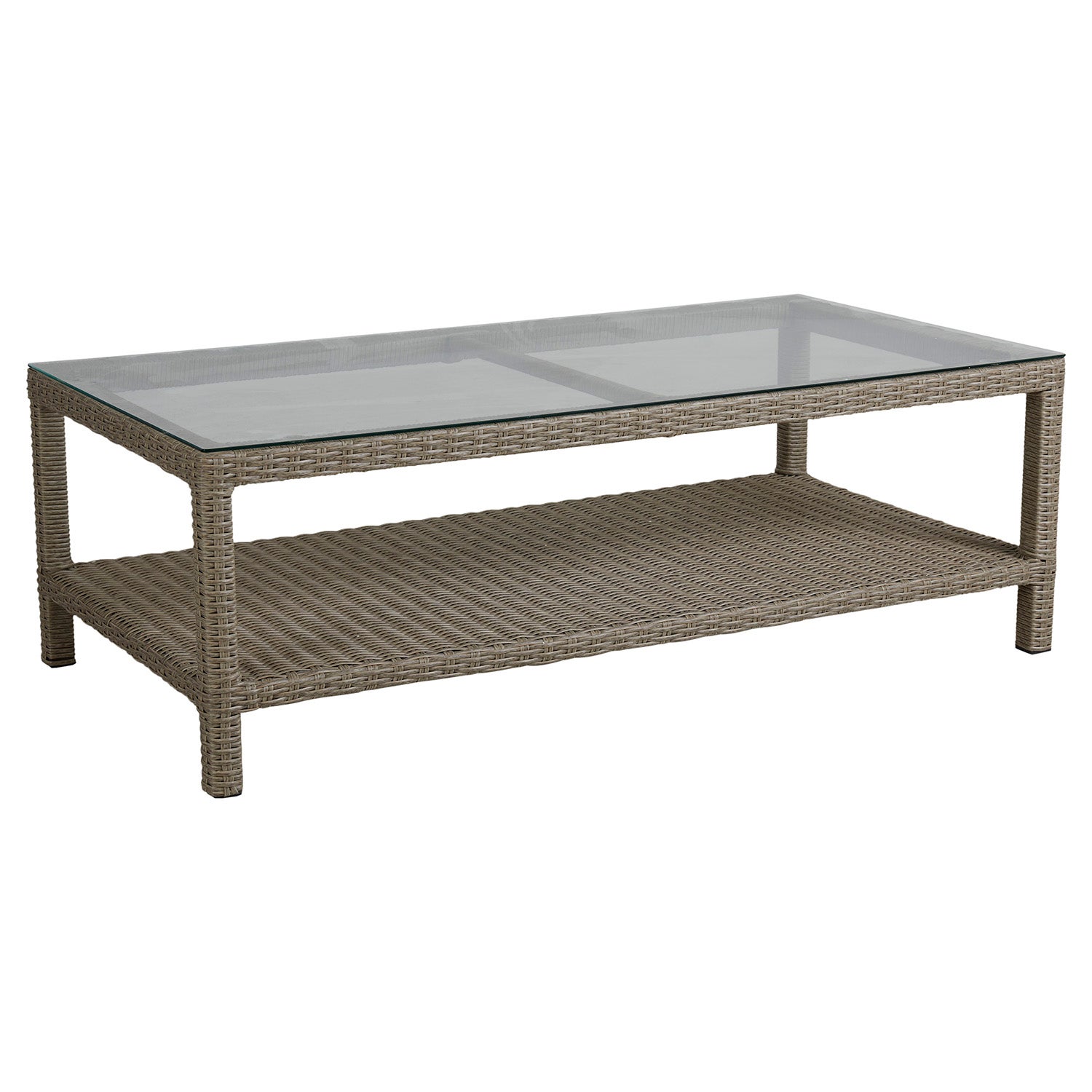 Funkia sohvapöytä 70 x 140 beige/lasi Brafab