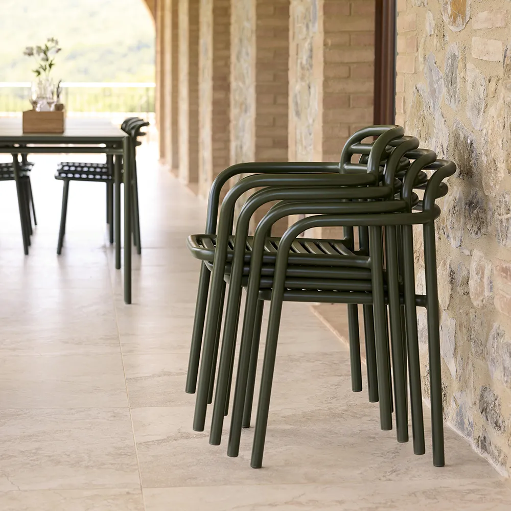 Bliss Tuoli käsinojalla Dark green