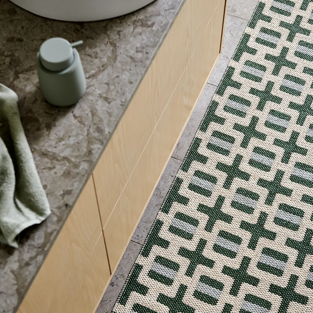 Tom matto Leaf/Cream/sage 70 x 300 cm