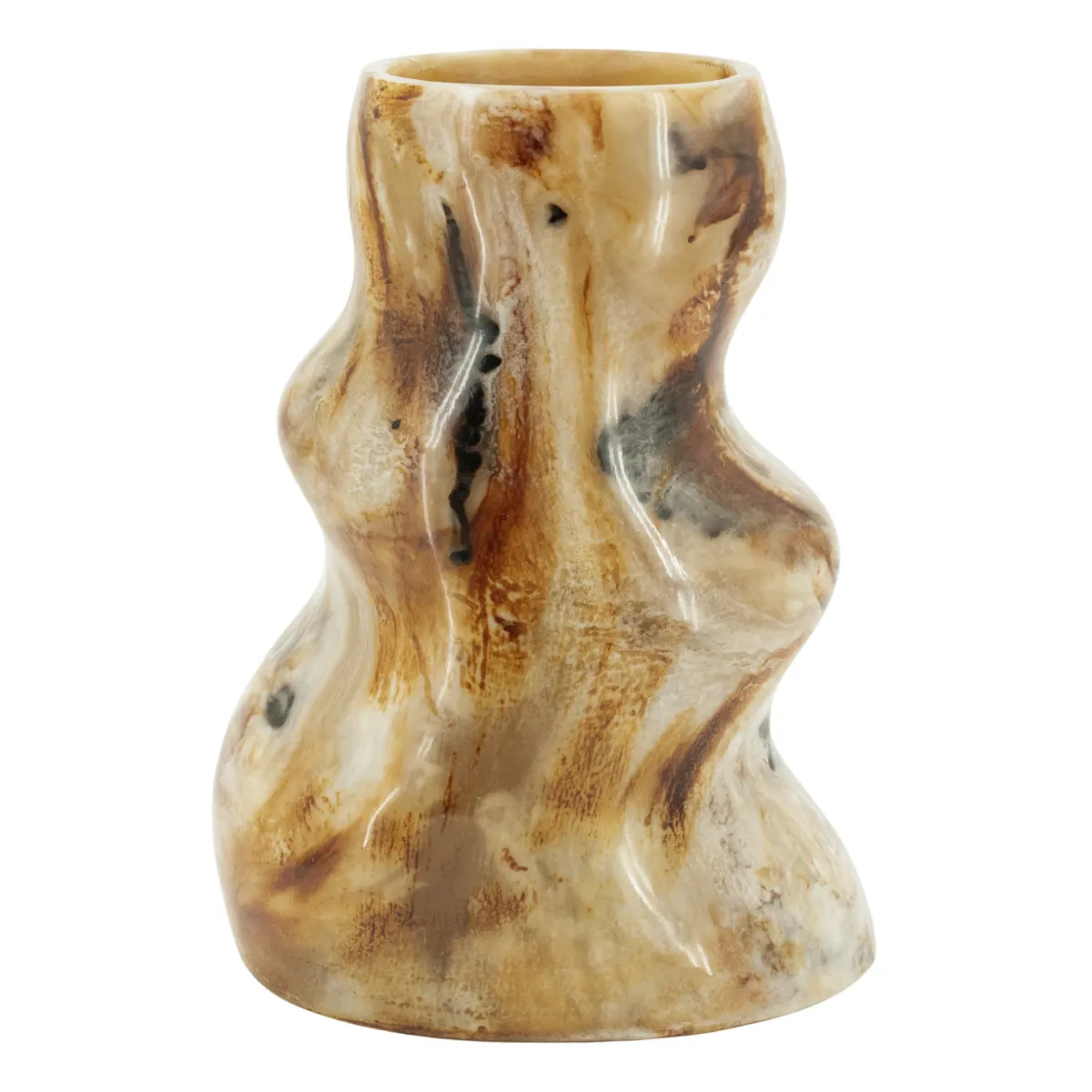 Stonea 1 maljakko 19x17x26 cm hartsi ruskea