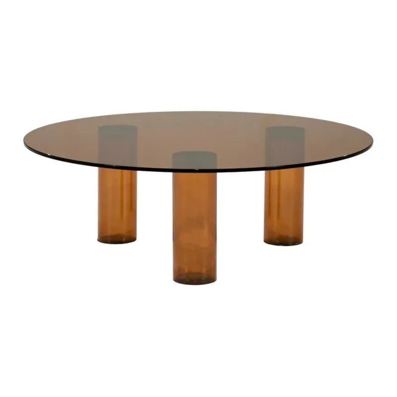 Aero sohvapöytä 100x100x35 cm hartsi ruskea