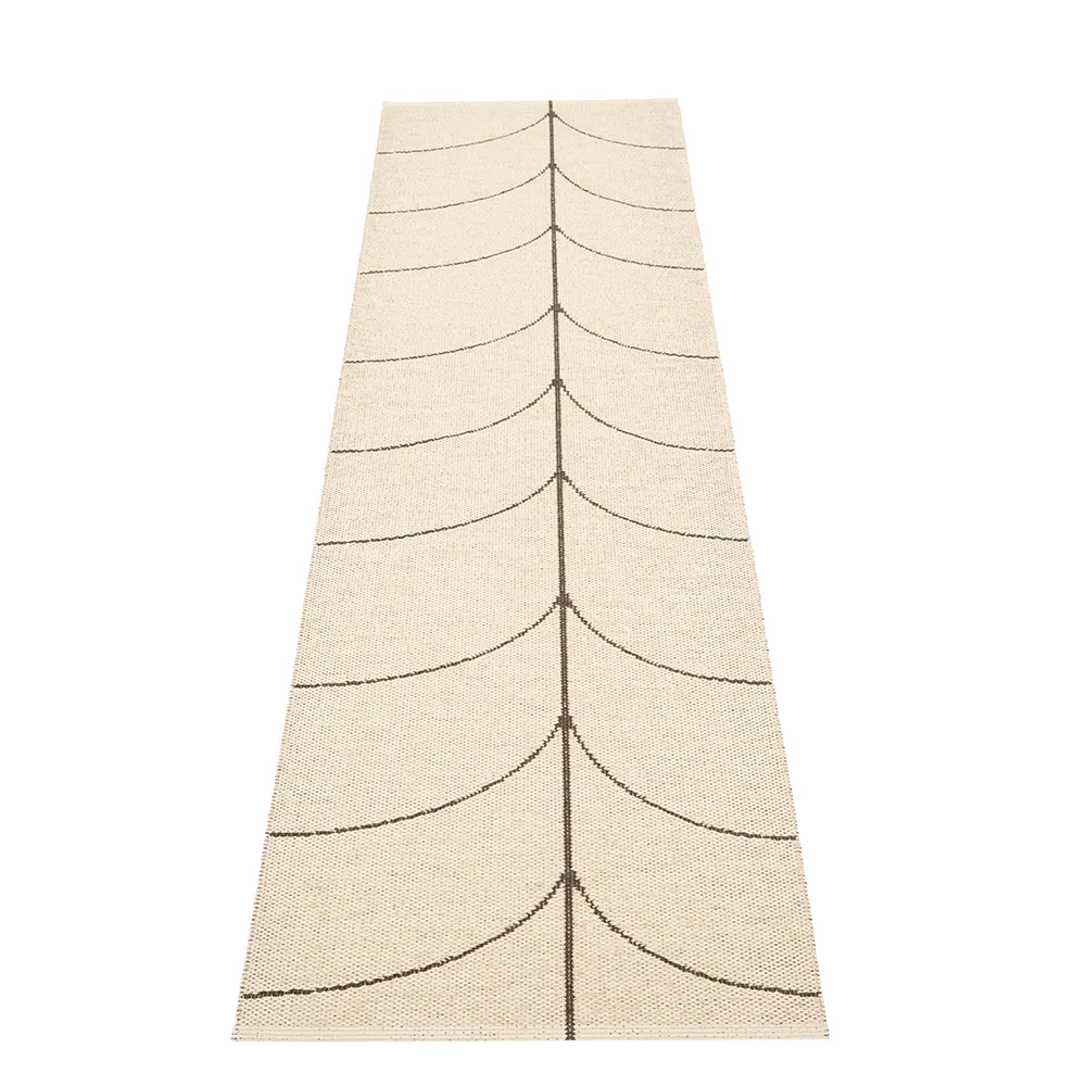 Kudottu Matto Leif Dark Brown 70x270 cm