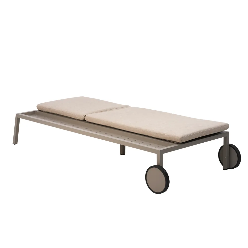 2-pakkus Samvaro aurinkotuoli  Khaki / Sand