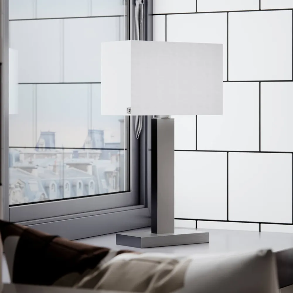 Prime Pöytälamppu 47 cm Harjattu Teräs