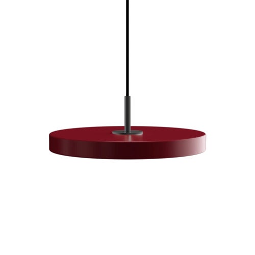 Asteria Plus Mini Ø31 cm kattovalaisin Ruby Red/musta