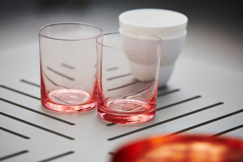 Conic sohvapöytä 75X75 cm Lava harmaa, alumiini