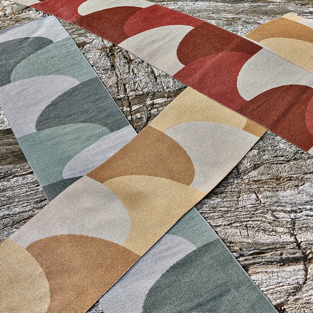 Hill matto Army/Misty Mint/Fossil Grey 70 x 180cm