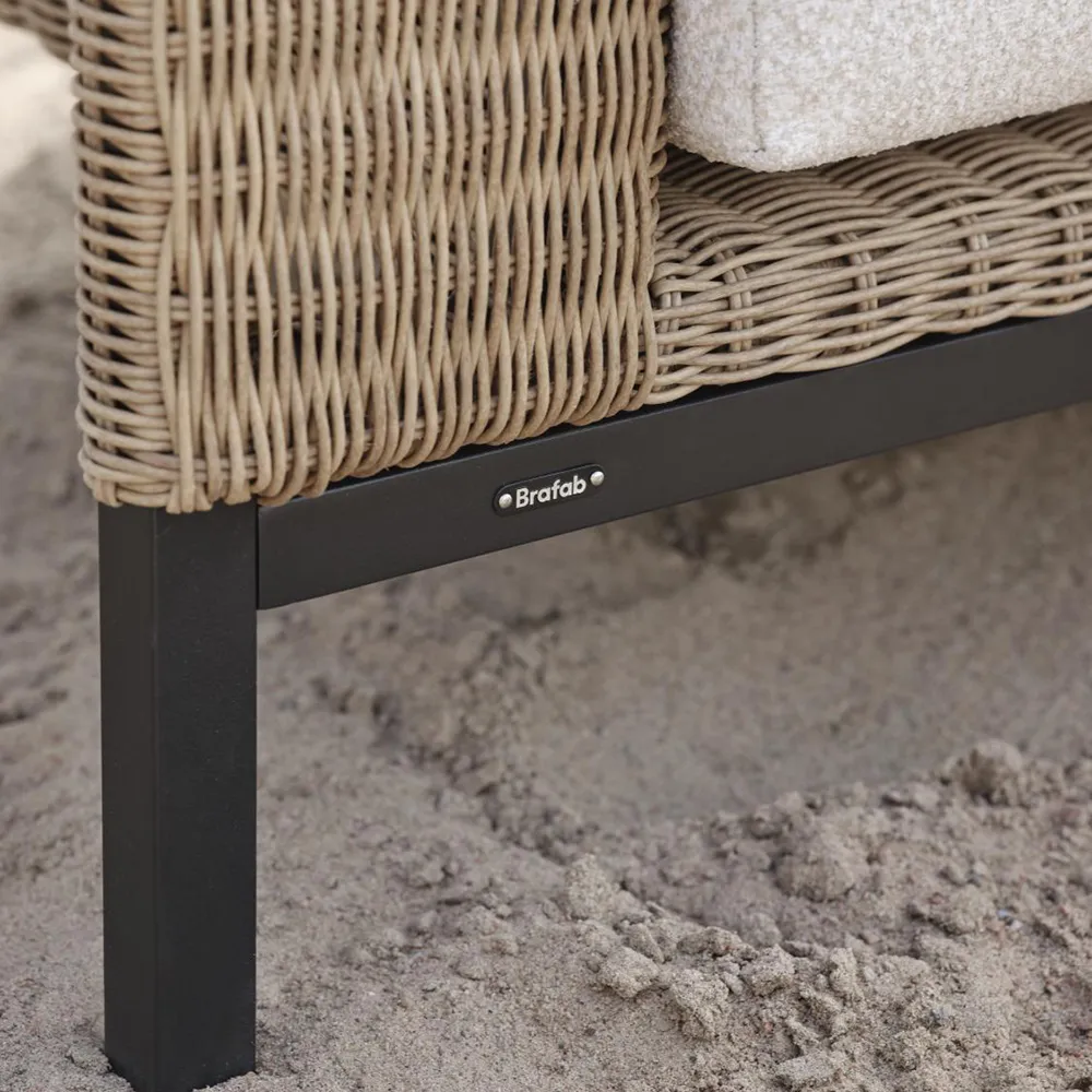 Shell Nojatuoli Teddy Rice/ Black